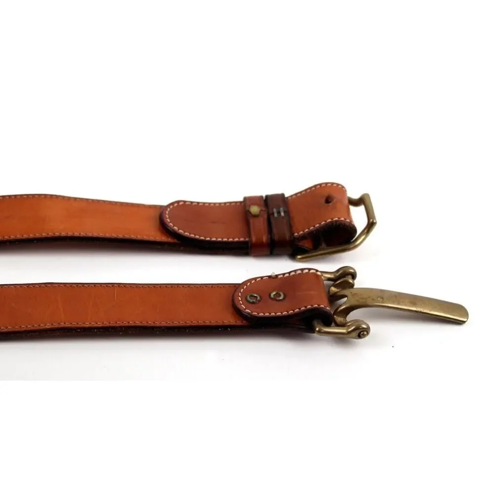 DKNY BROWN GENUINE LEATHER 1 1/8